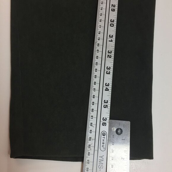 Dressbarn Women Olive Green Slack Pants Work Office Casual Elastic Waist Size 16 - Picture 9 of 10